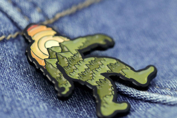 Bigfoot Adventure Enamel Pin