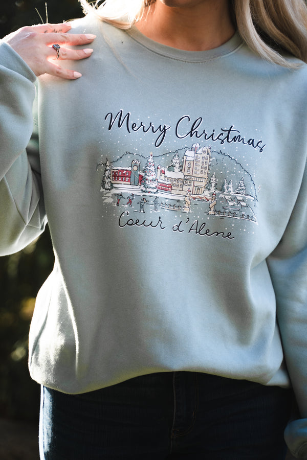 2024 Merry Christmas Coeur d'Alene Sweatshirt