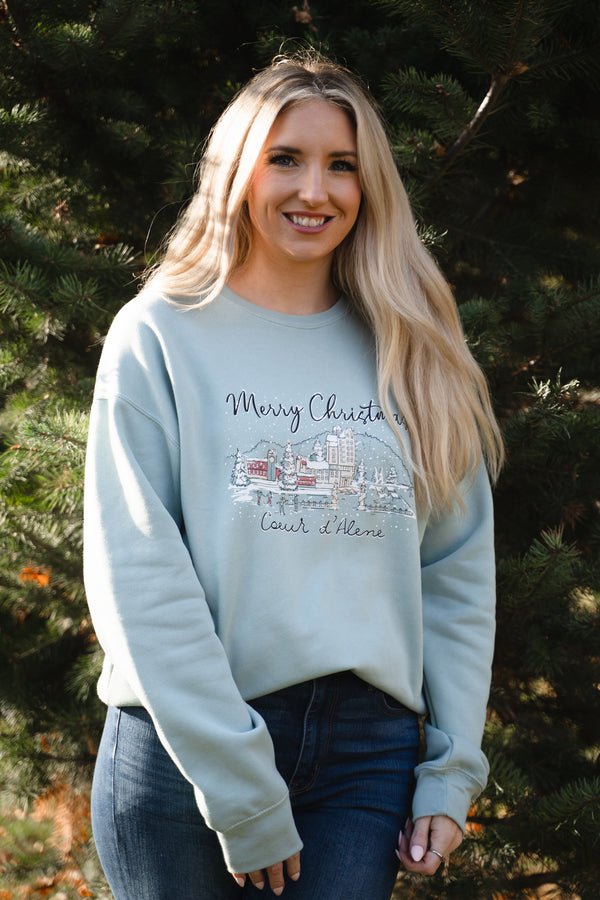 2024 Merry Christmas Coeur d'Alene Sweatshirt