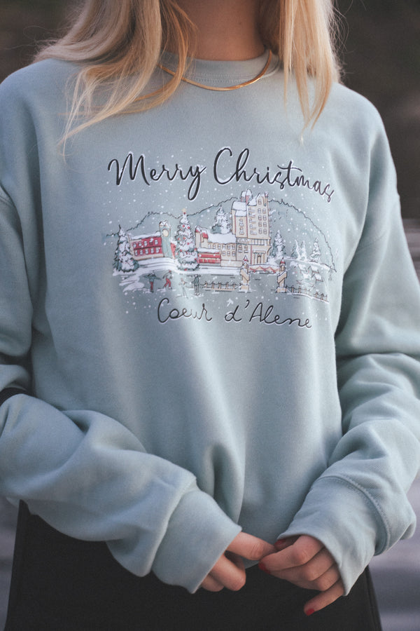 2024 Merry Christmas Coeur d'Alene Sweatshirt