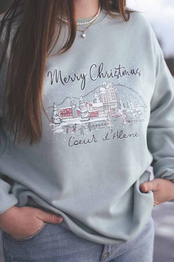 2024 Merry Christmas Coeur d'Alene Sweatshirt