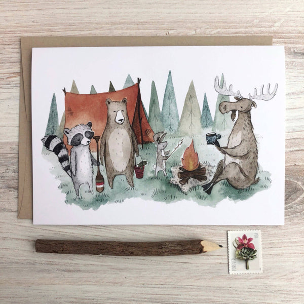 Gathering Friends Card