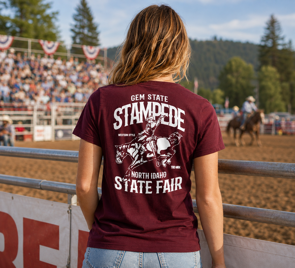 OG Gem State Stampede Horse Rider Women's V-Neck