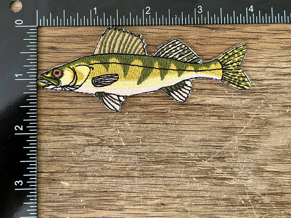 Walleye Iron-On Patch | Quality Fish Patches
