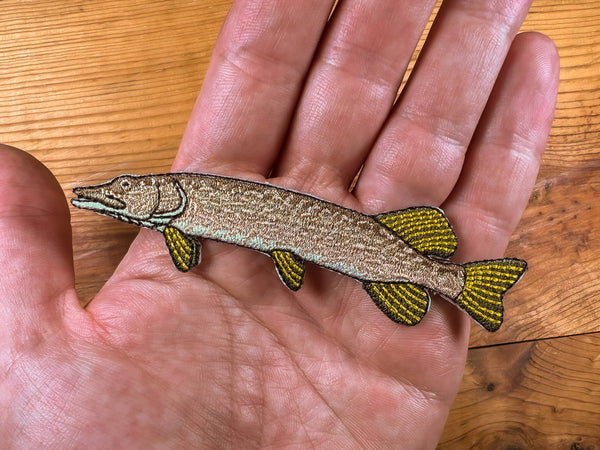 Pike Iron-On Patch | Quality Fish Patches