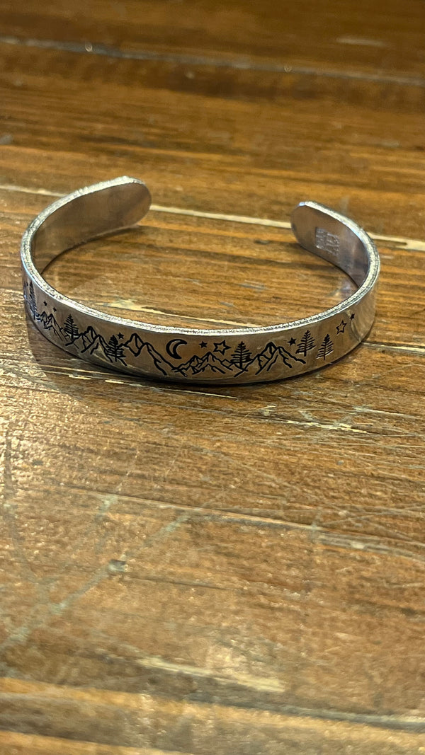 Fairwells Jewelry Cuff Bracelets - Mountain Range