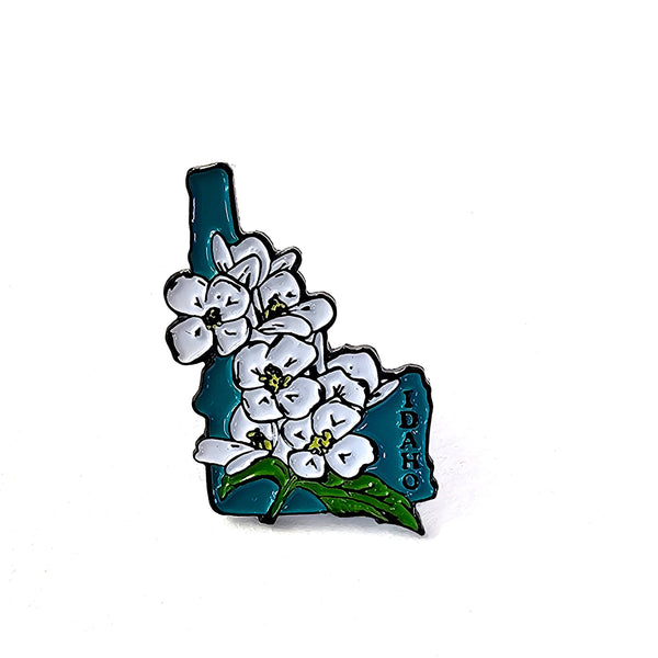 Idaho Syringa Enamel Pin