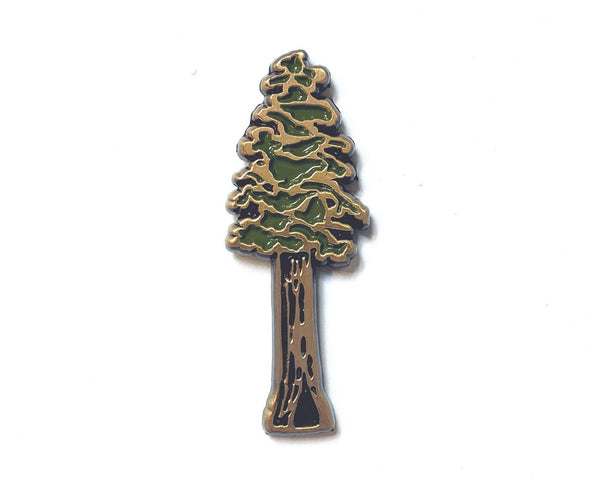 Redwood Enamel Pin