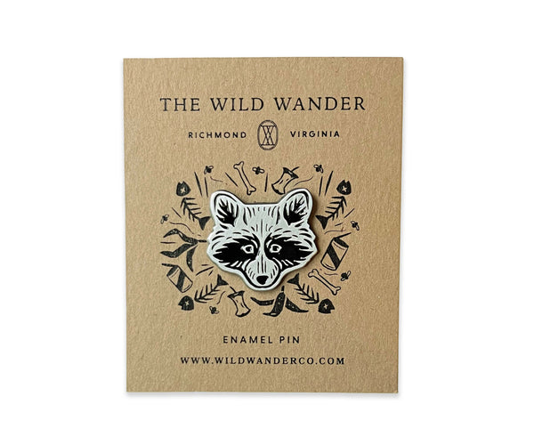 Raccoon Enamel Pin