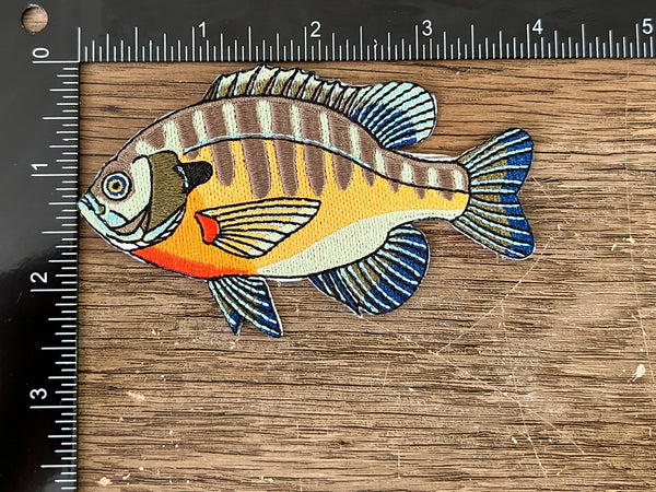 Bluegill Iron-On Patch | Quality Fish Patches