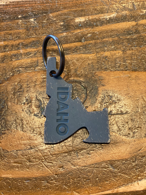 Idaho Stamped Outside Keychain