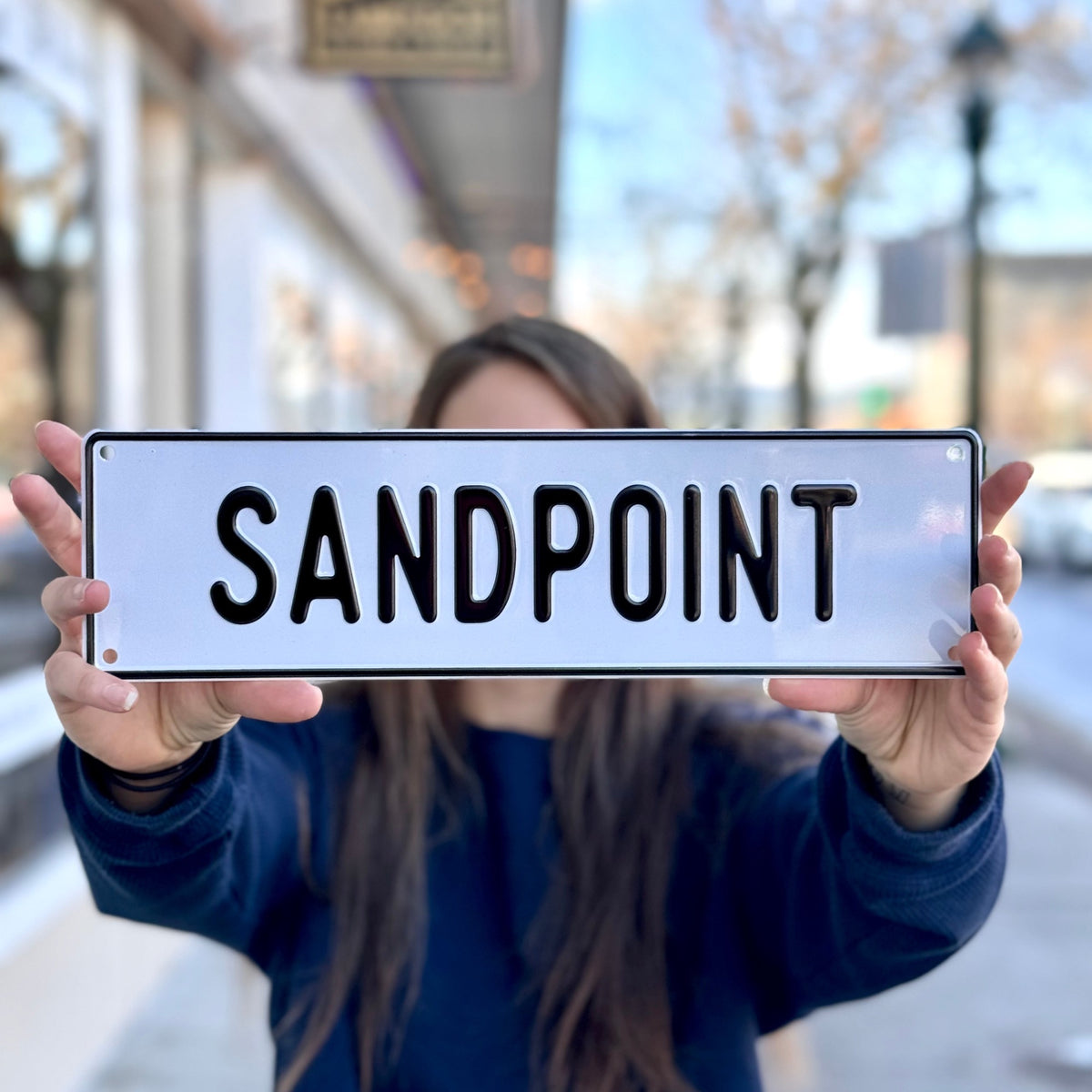 Sandite Sign SANDPOINT Metal Sign – CDA IDAHO Clothing Company