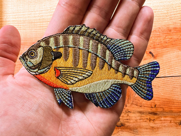 Bluegill Iron-On Patch | Quality Fish Patches