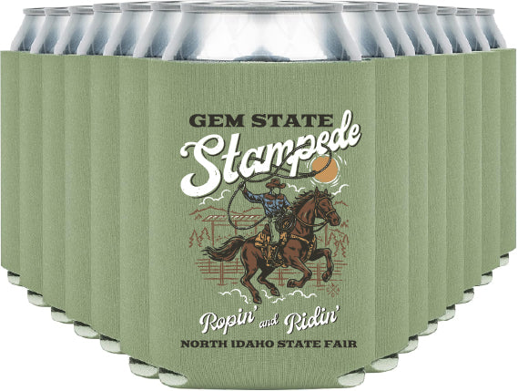 Gem State Stampede Coozie - Sage