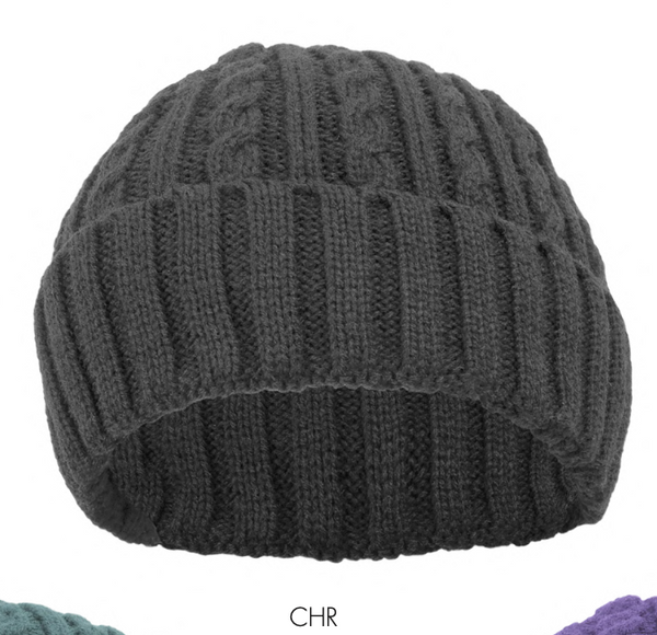 BROOKE BEANIE - CHARCOAL