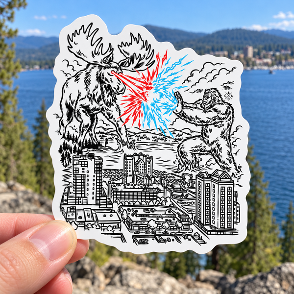 Battle For Coeur d'Alene Sticker