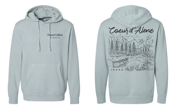 Coeur d'Alene Canoe Trip Hoodie