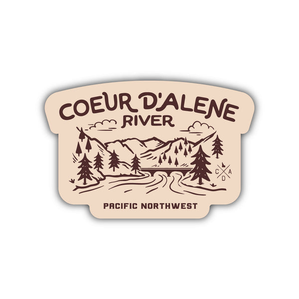 Coeur d'Alene River Cream Sticker