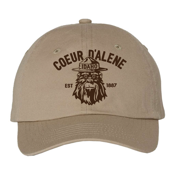 Coeur d'Alene Bigfoot Ranger Khaki Kids Hat