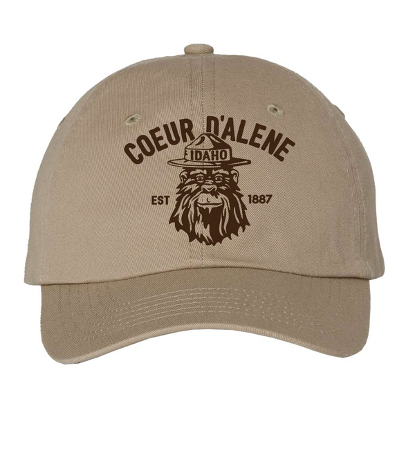 Coeur d'Alene Bigfoot Ranger Khaki Youth Hat