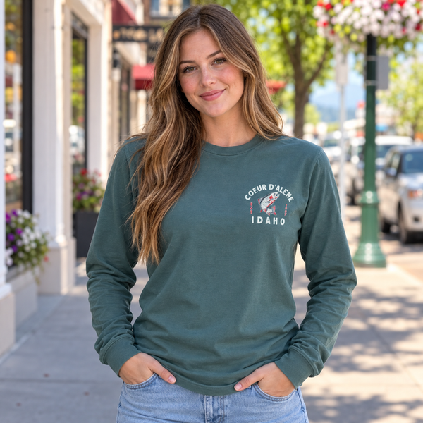 Coeur d'Alene Cutthroat Trout Alpine Long Sleeve Tee