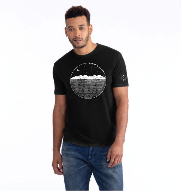 Coeur d'Alene Night Optics Boxy Cotton Tee