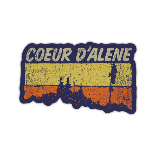 Coeur d'Alene Tubbs View Sticker