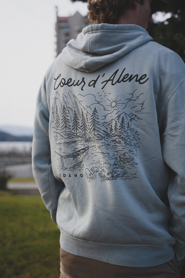 Coeur d'Alene Canoe Trip Hoodie