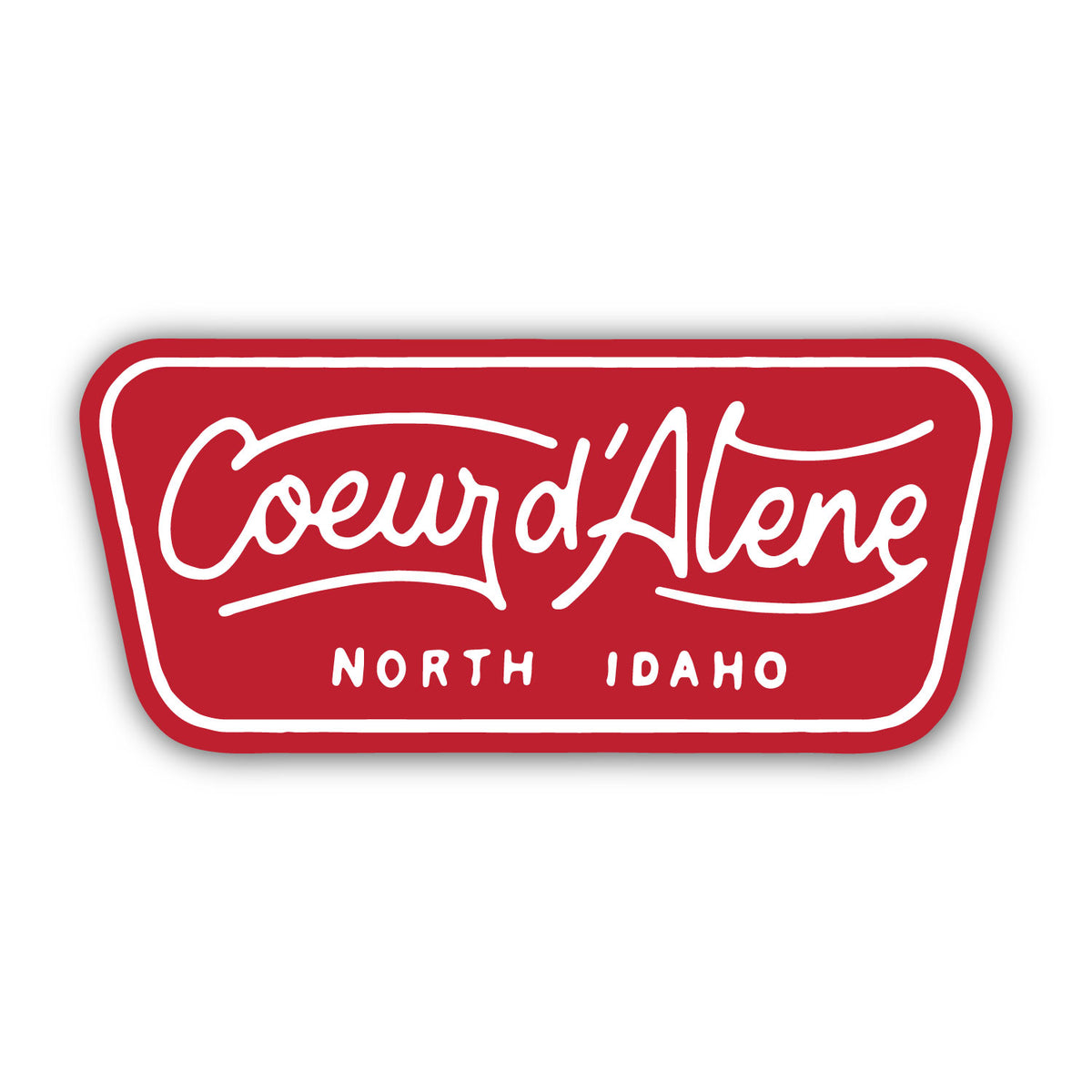 Classy Coeur d'Alene North Idaho Sticker – CDA IDAHO Clothing Company