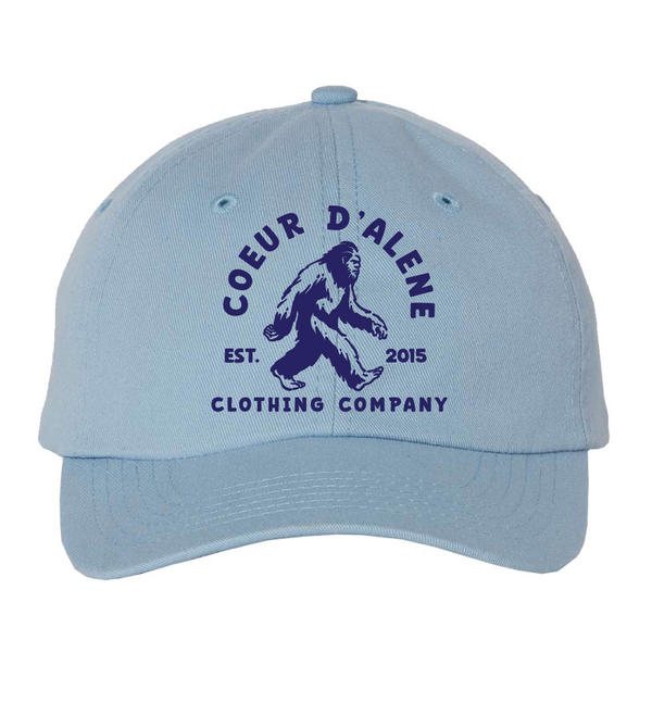 Coeur d'Alene Co Bigfoot Light Blue Kids Hat