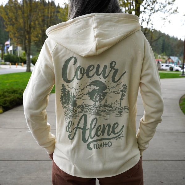 Women's California Wave Wash Night Tubbs 2.0 Hoodie (Bone)