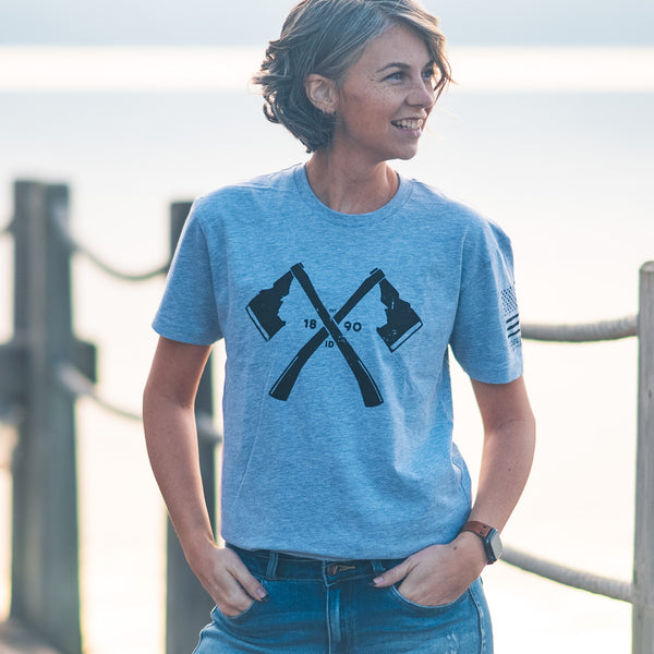 Dual Idaho Axe Tee