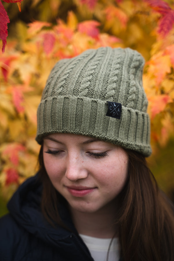 BROOKE BEANIE - OLIVE