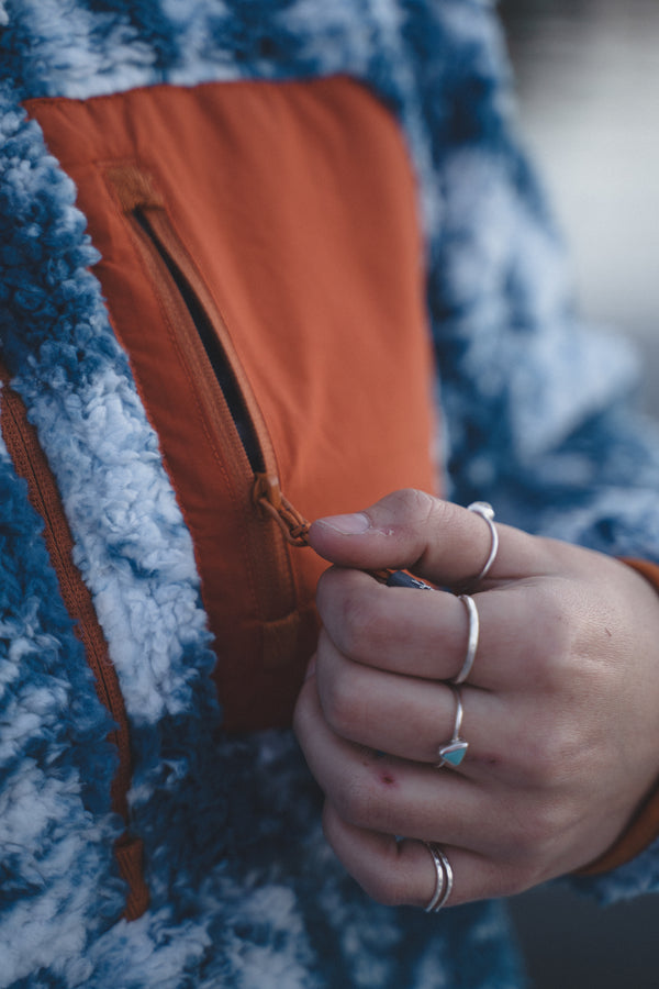 Pines Blue Bird Sherpa Quarter Zip