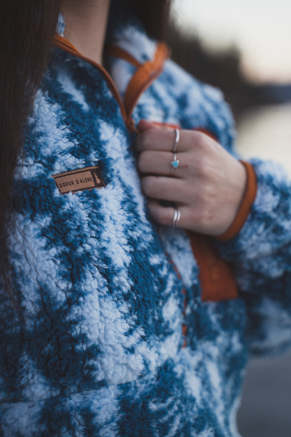 Pines Blue Bird Sherpa Quarter Zip