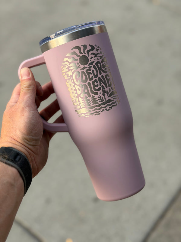 Coeur d'Alene Sunny Daze - 40oz MAARS Tumbler (Soft Matte Mauve Shadow)