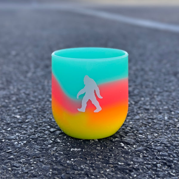 Silipint 12oz Wine Tumbler Aurora Bigfoot Silhouette