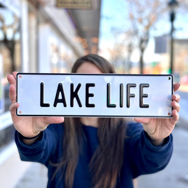 Lake Life Metal Sign
