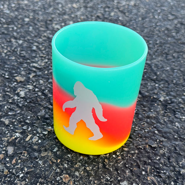 Silipint 12oz Rocks Aurora Bigfoot Silhouette