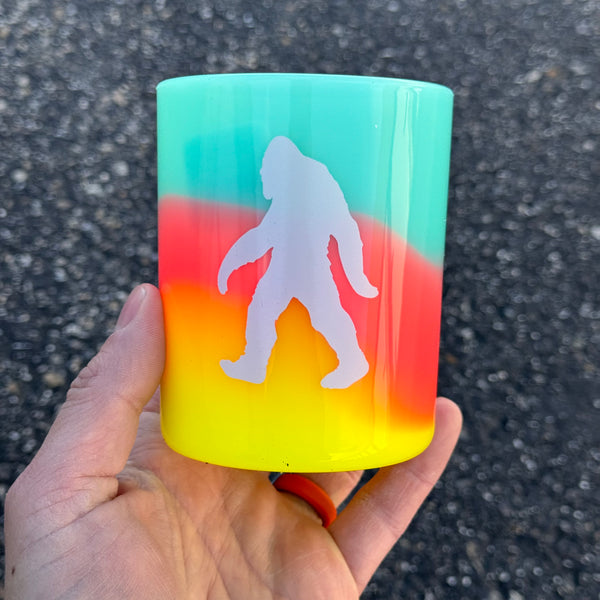 Silipint 12oz Rocks Aurora Bigfoot Silhouette