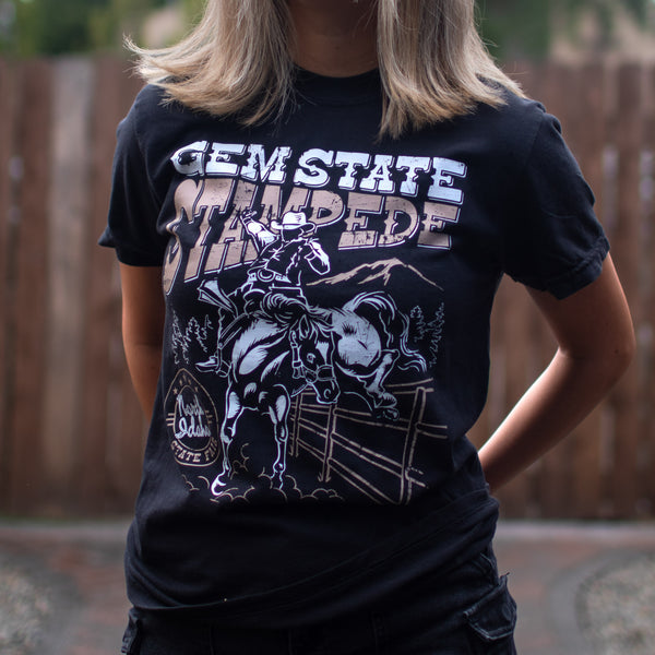 Black Gem State Rodeo Tee