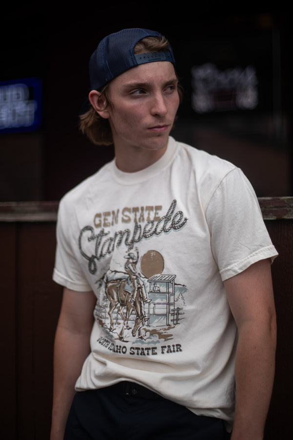 Ivory Gem State Rodeo Tee