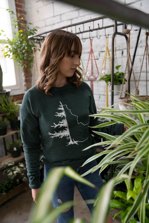 Heather Forest Green IdaTree Sweatshirt