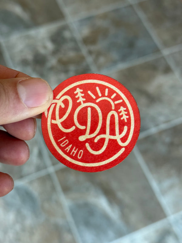 CDA Idaho Sunny Day - Wooden Magnet (Printed)