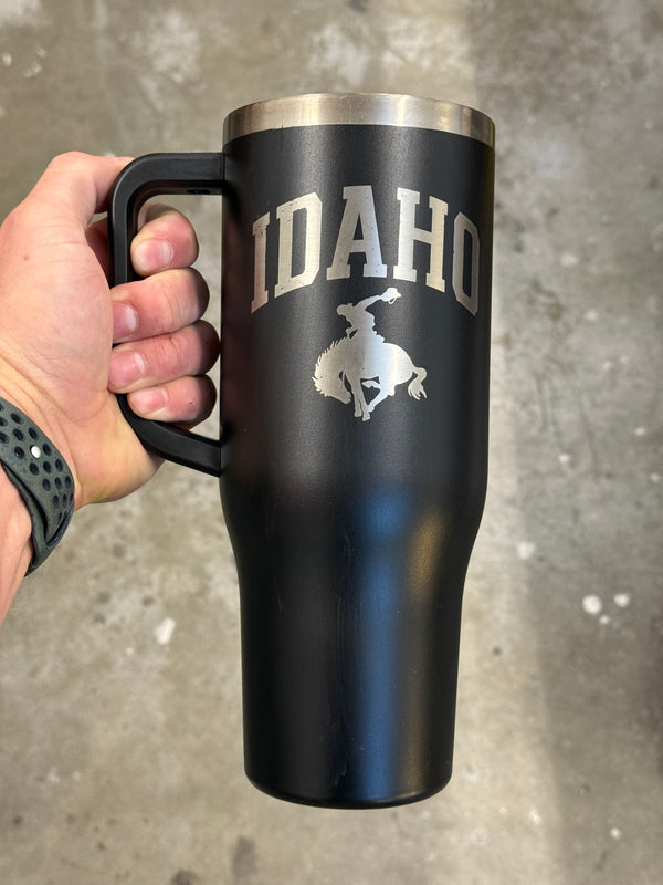 Idaho Collegiate Cowboy - Black 40oz MAARS Tumbler