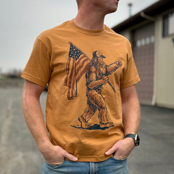 Bigfoot USA Flag Tee