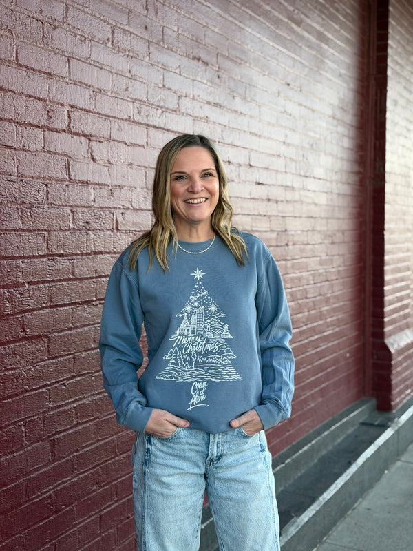 Coeur d'Alene Christmas Tree Sweatshirt