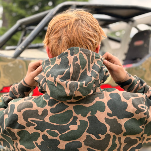 Coeur d'Alene Duck Hunter Kids Hoodie