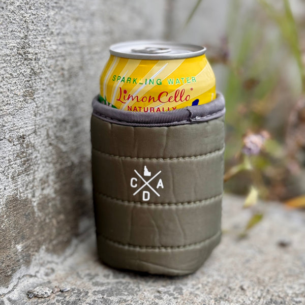 Olive Coeur d'Alene Koozie