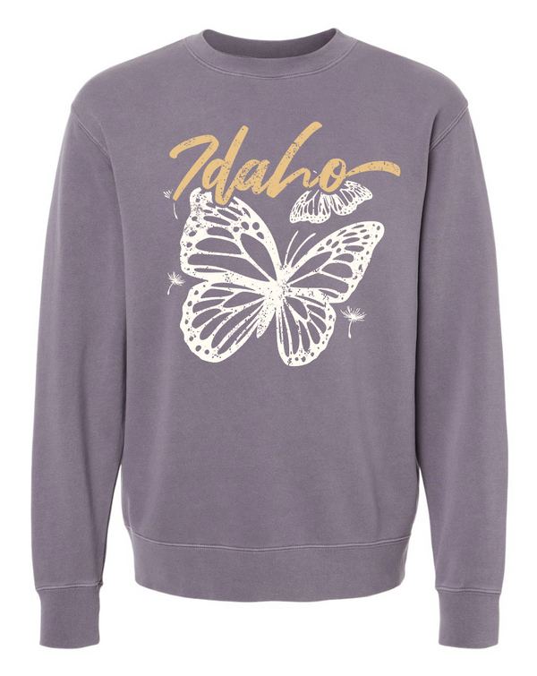 Idaho Monarch Butterfly Sweatshirt